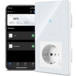 CURRYSMARTER 1Fach 1Weg WLAN Smart Lichtschalter 10A & WLAN Smart Steckdose 13A