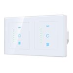 CURRYSMARTER Gen6.1 WLAN Rollladenschalter, Smarte Rollladensteuerung & Jalousieschalter 2Fach