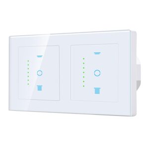 CURRYSMARTER Gen6.1 WLAN Rollladenschalter, Smarte Rollladensteuerung & Jalousieschalter 2Fach