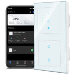 CURRYSMARTER Gen6.1 WLAN Smart Rollladenschalter & 2Fach 1Weg WLAN Smart Lichtschalter 10A