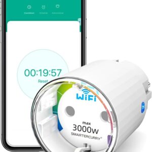 CURRYSMARTER Smart WLAN Mini Steckdose 13A mit Strommessung