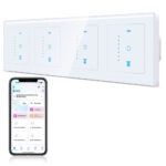 CURRYSMARTER Gen6.1 WLAN Rollladenschalter, Smarte Rollladensteuerung & Jalousieschalter - 4Fach