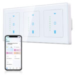 CURRYSMARTER Gen6.1 WLAN Rollladenschalter, Smarte Rollladensteuerung & Jalousieschalter - 3Fach