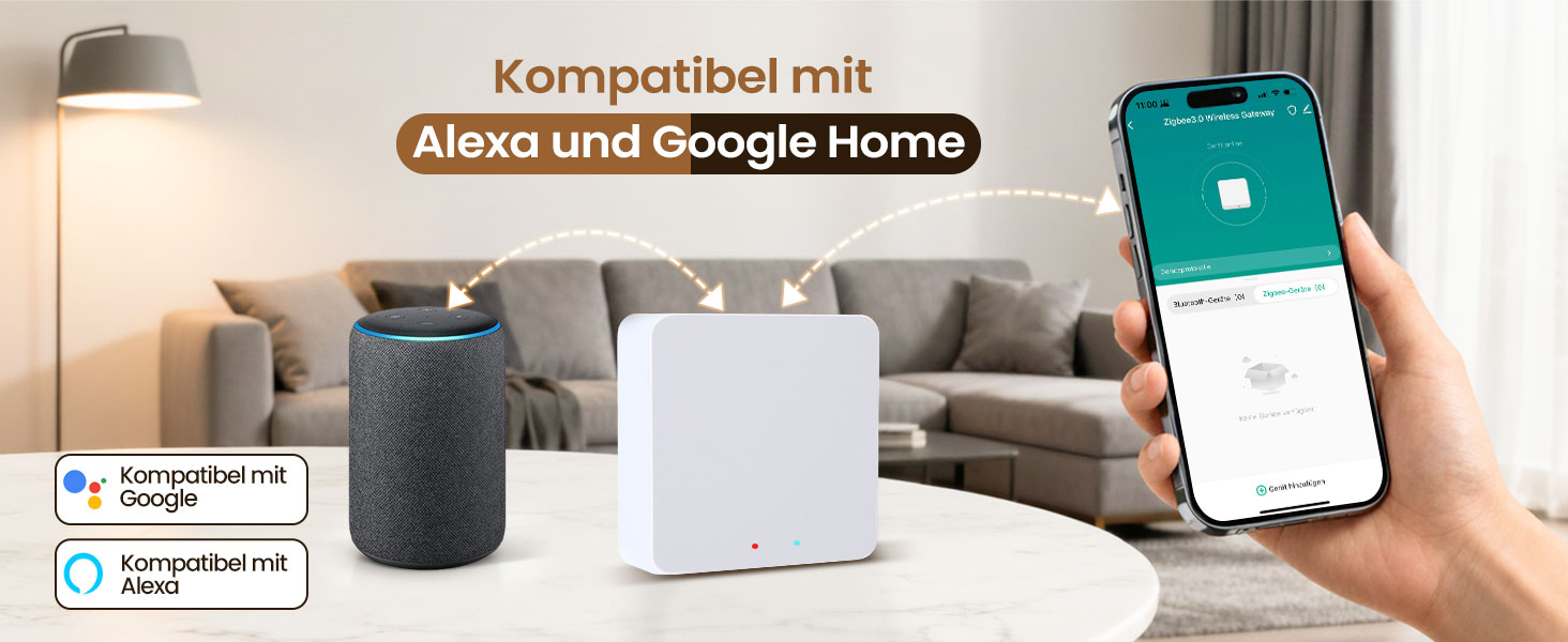 Sprach/App-Steuerung