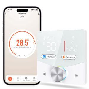 CURRYSMARTER×LincoSoft Smart Thermostat Elektrische Fussbodenheizung WiFi Raumthermostat Digital 16A