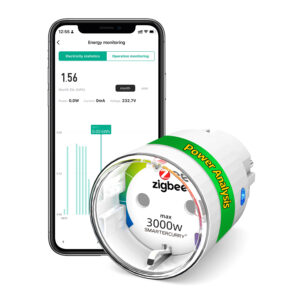CURRYSMARTER Zigbee Smarte Steckdose mit Strommessung & Energieüberwachung 13A